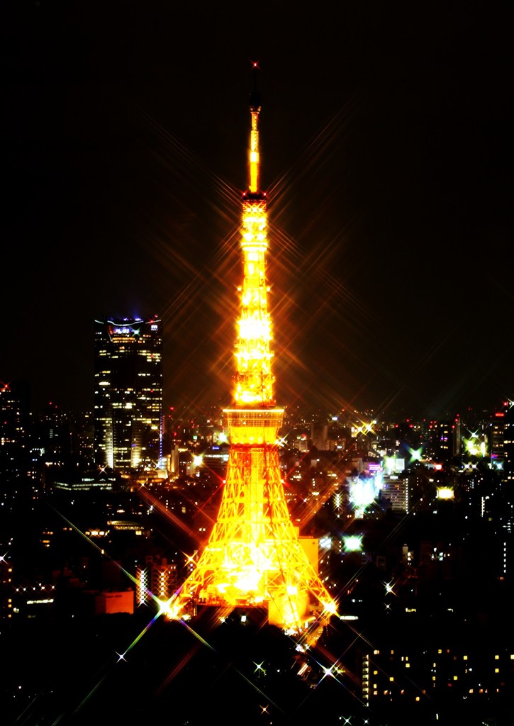 東京タワーの輝き