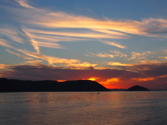 瀬戸内の夕暮れ