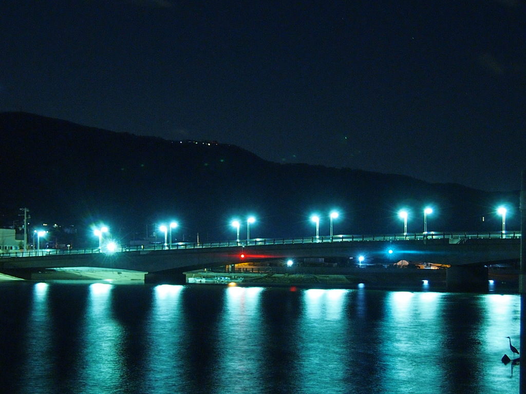 海にかかる橋