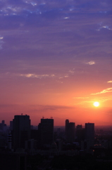 Tokyo sunset