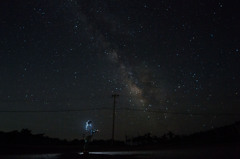 見上げた星空