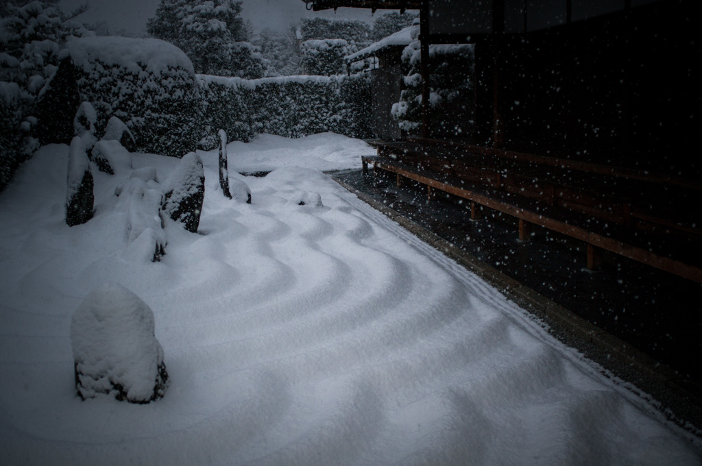 雪の海…
