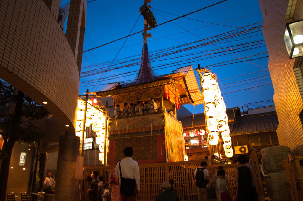 鉾のある風景