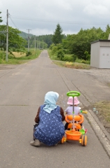シャボン玉、楽しいね～