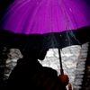 坂の町の雨
