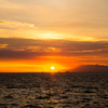 マニラ湾の夕陽