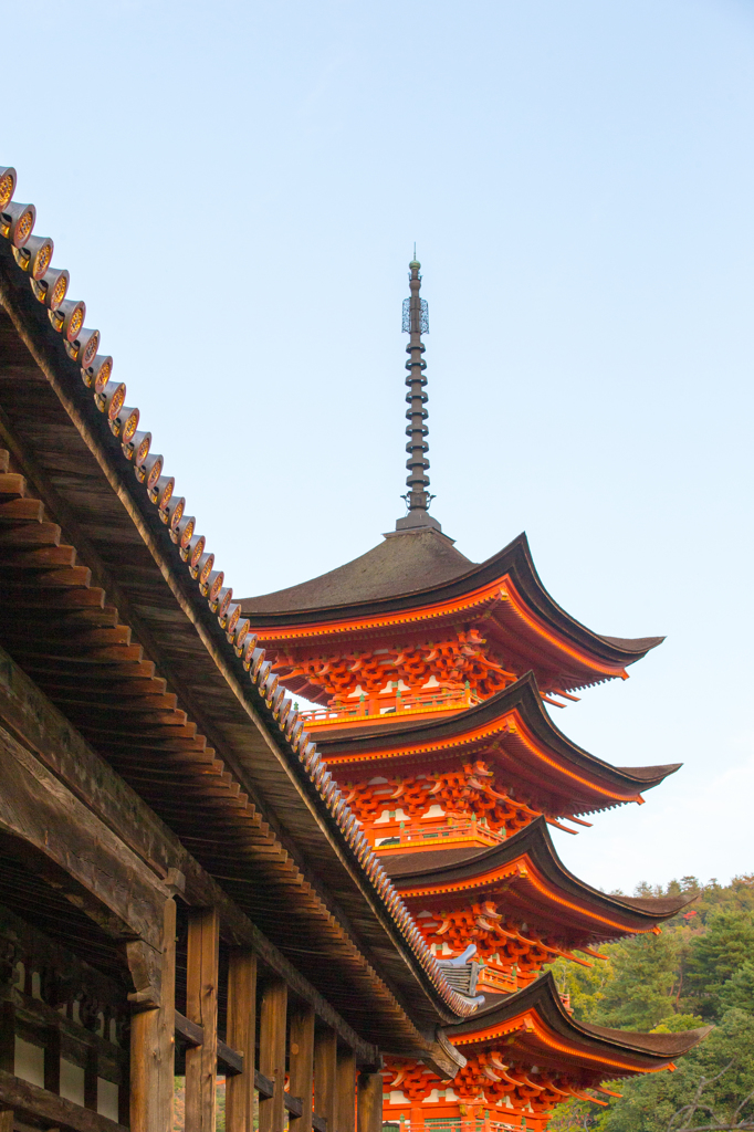 豊国神社と五重塔