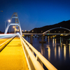 夜の内海大橋