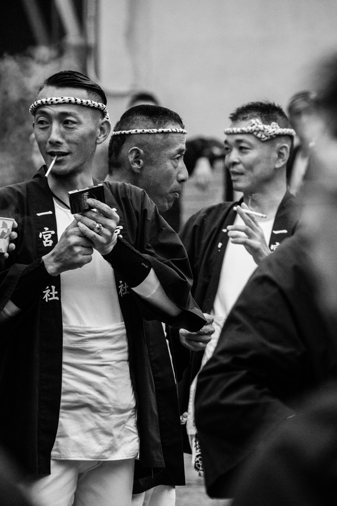 祭りの一服
