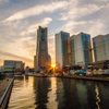 夕暮れ横浜
