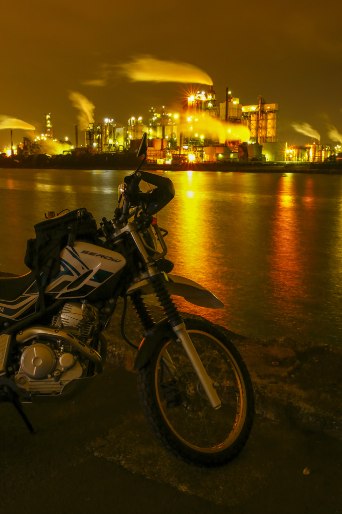 工場夜景