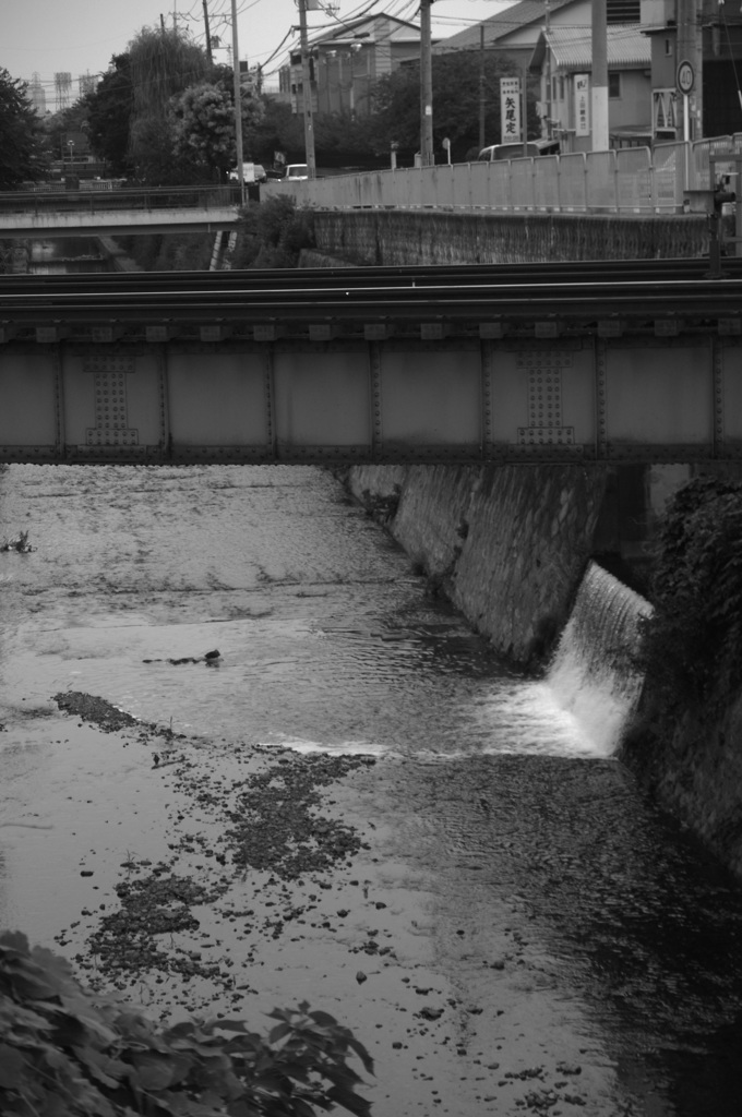 嵐電　天神川鉄橋