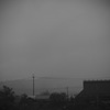 山里に雨