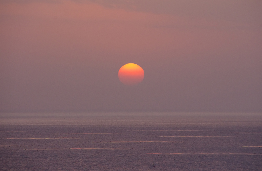 瀬戸内　夕日