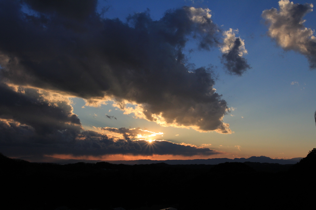 鎌倉の夕陽