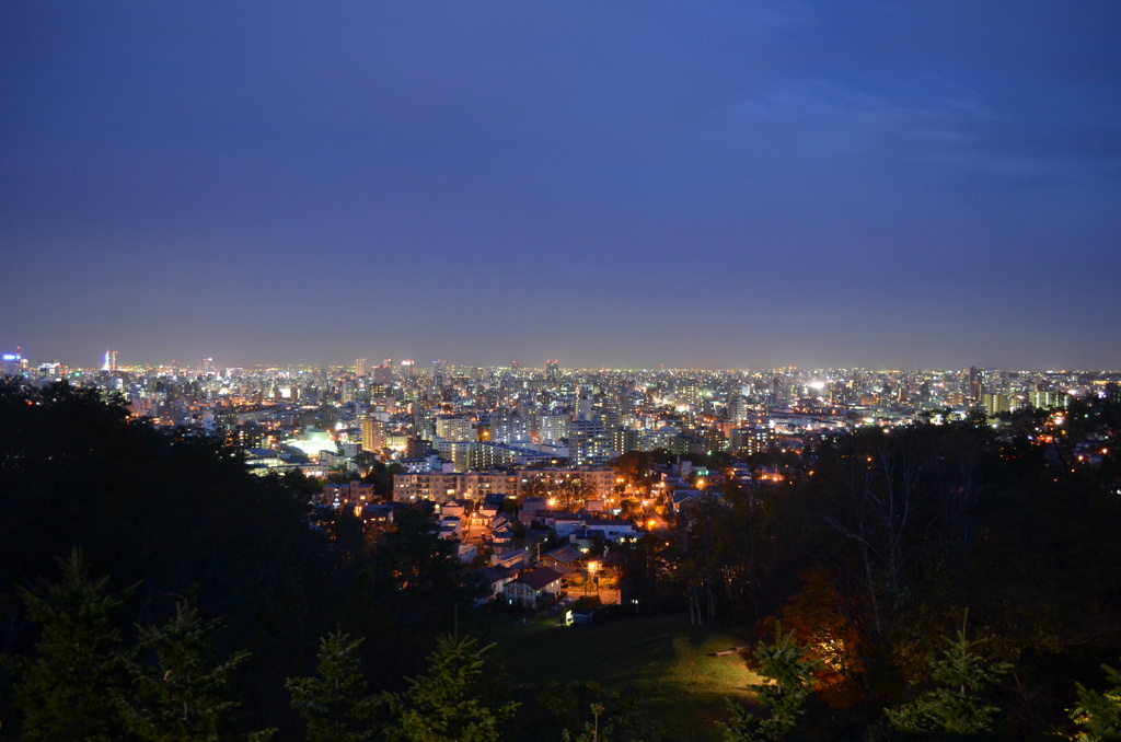 札幌の夜景