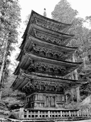 羽黒山　五重塔
