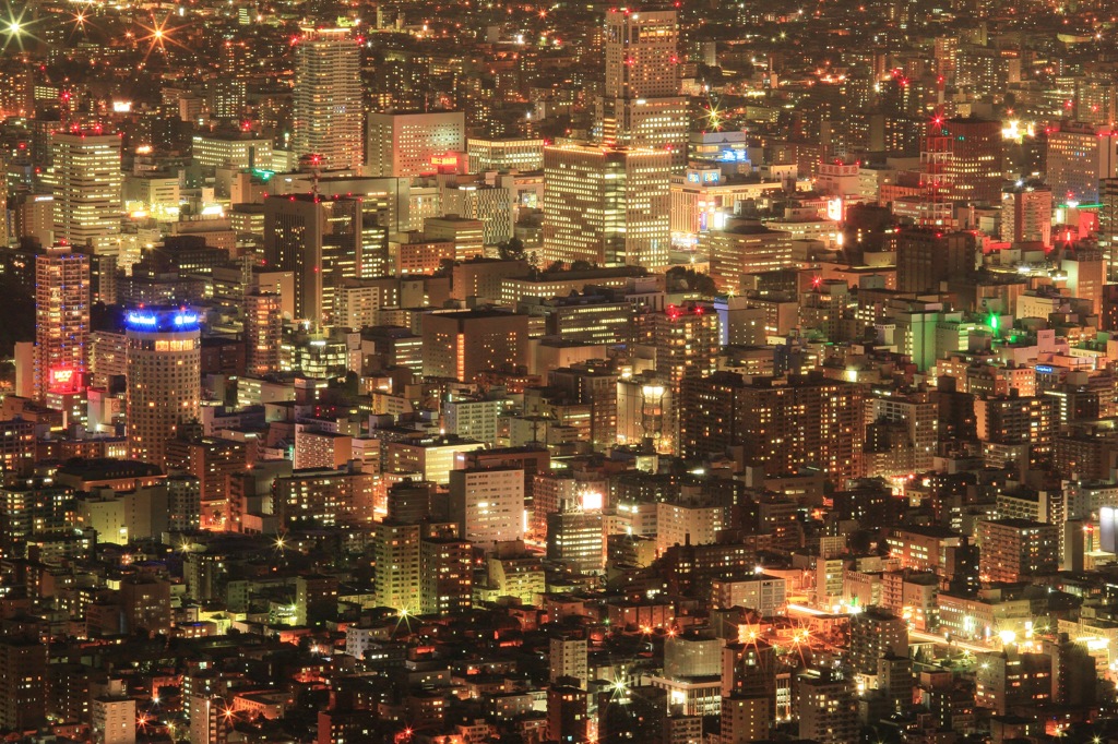 札幌の夜景