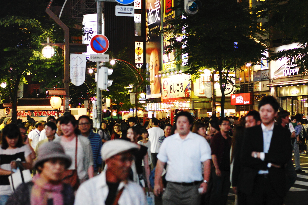 すすきのの夜