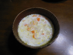 あさりのクラムチャウダー
