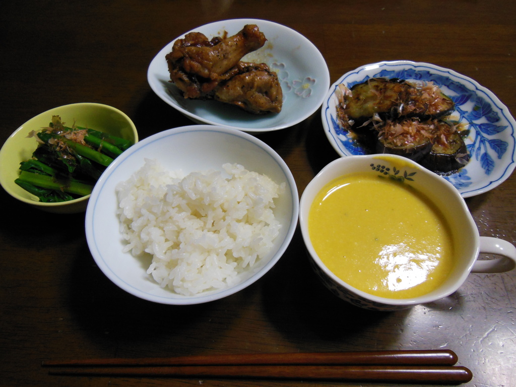 カボチャのスープ