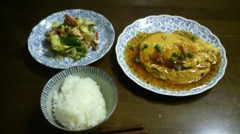 回鍋肉　かに玉