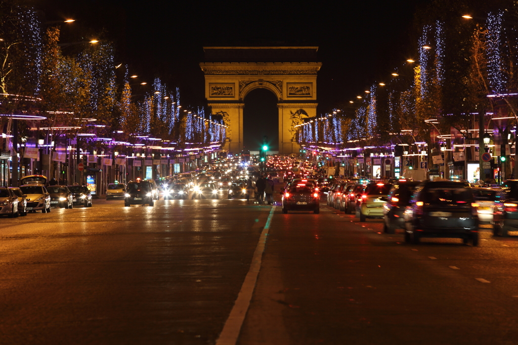 Illuminated Paris for X'mas 2012 Part3