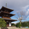 法起寺　三重塔