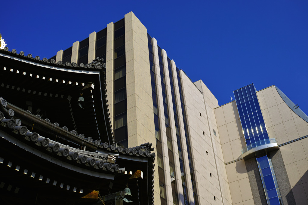 六角堂にて