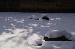 竜安寺　石庭　雪