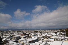 雪景色　京都