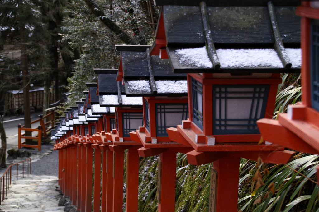 貴船神社　参道