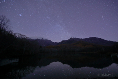 鏡池の星空