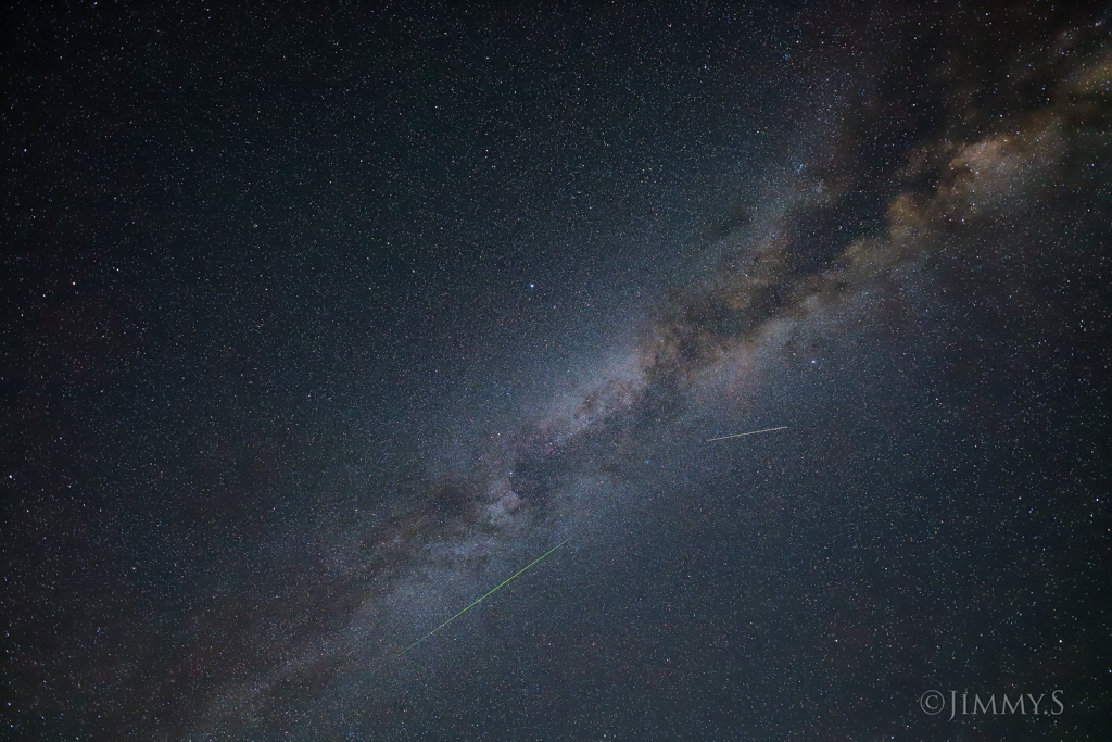 ペルセウス座流星群と夏の大三角