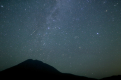 知床峠の星空