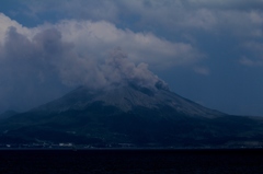 桜島もくもく