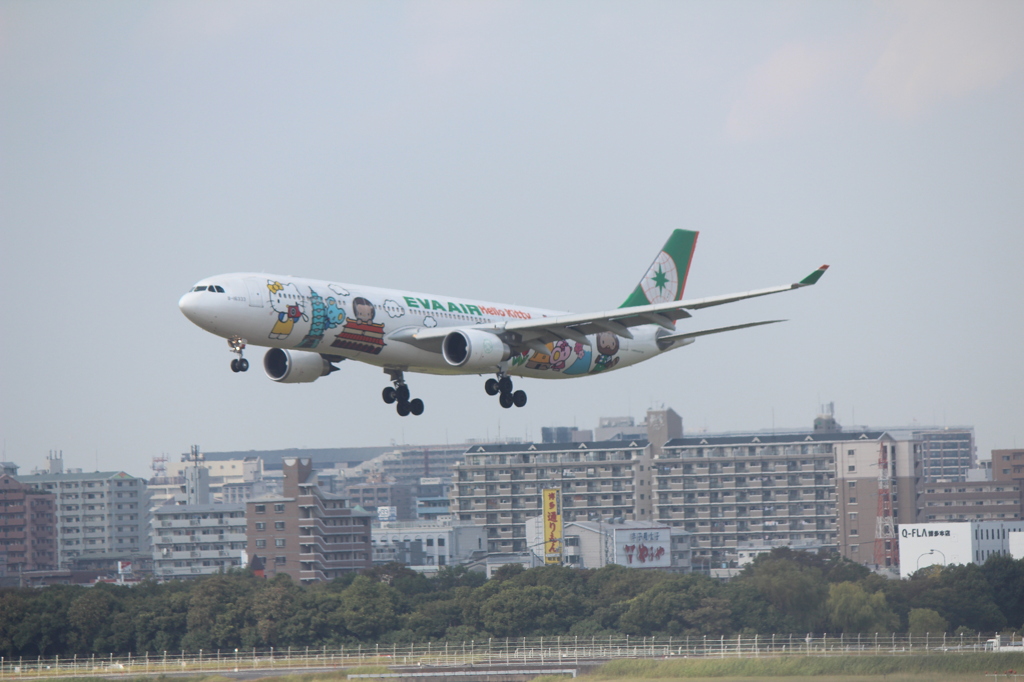 キティちゃんの飛行機