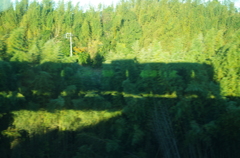鉄道の影絵