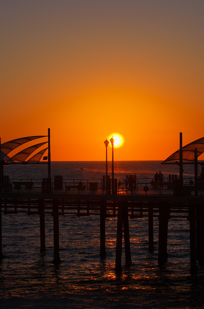Sunset@Redondo Beach Pier, California