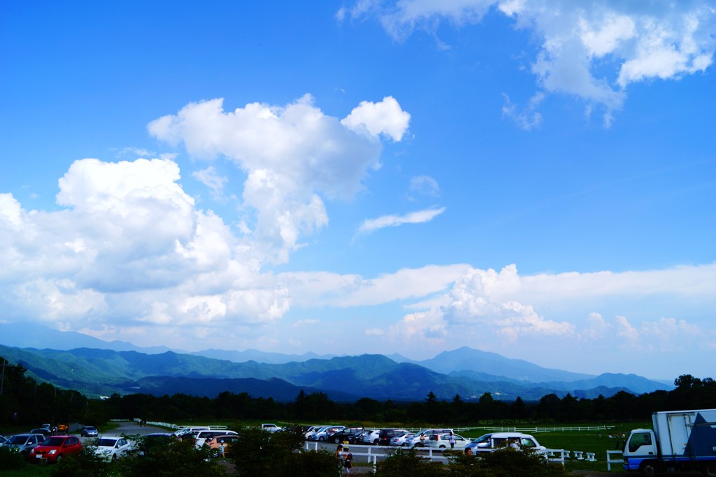 牧場の空