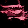 名古屋城のピンクライトアップ