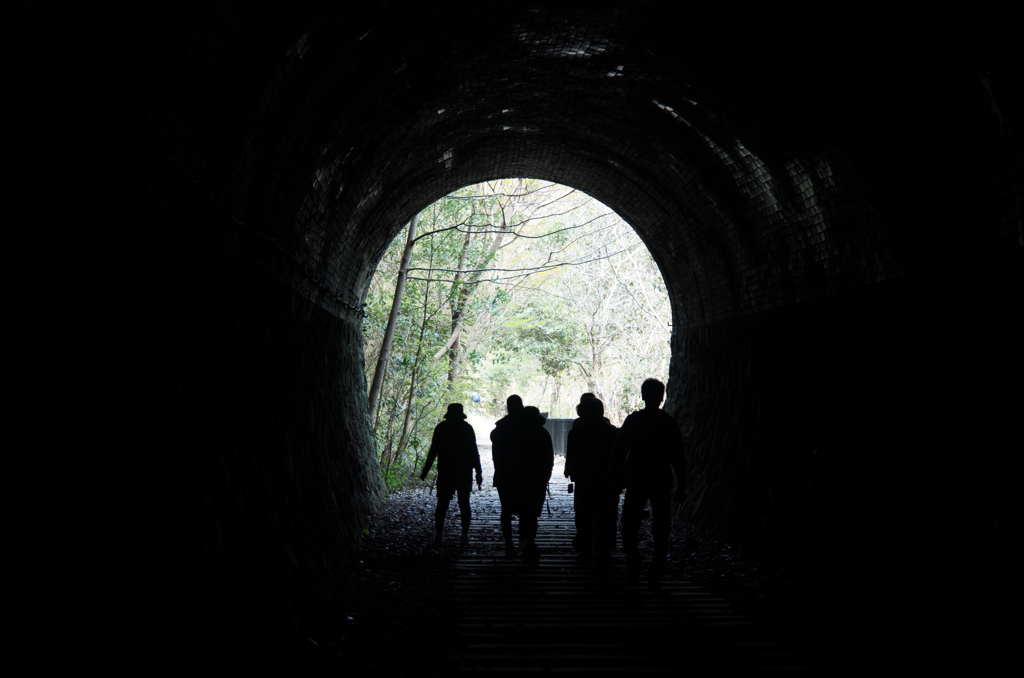 旧福知山廃線～いざトンネルへ