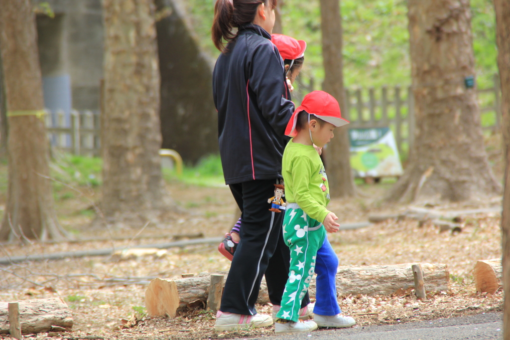 狭山公園で課外学習