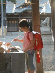 八坂神社にて（１）