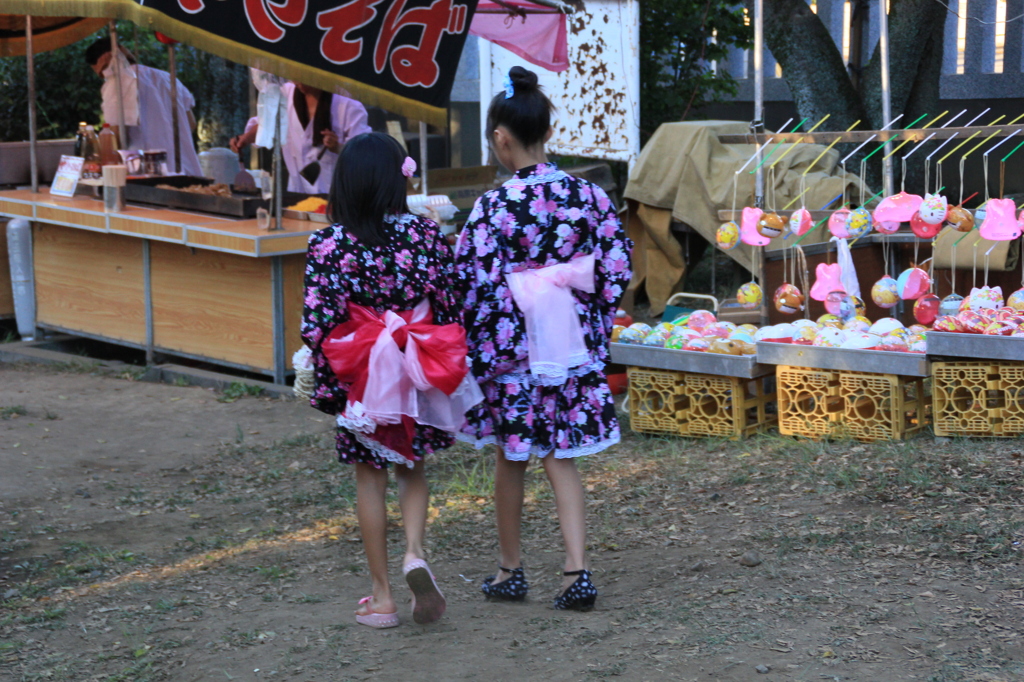諏訪神社の夏祭り（３）