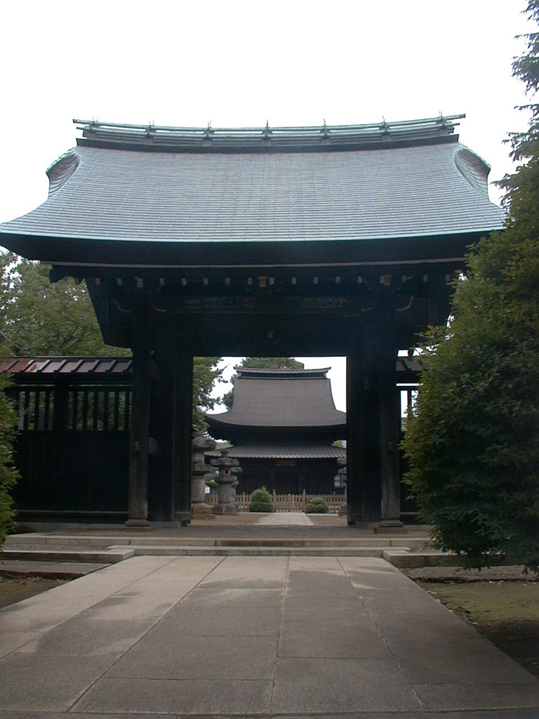 正福寺の山門と堂