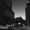 20170228 黄昏の街 繊月 一番星