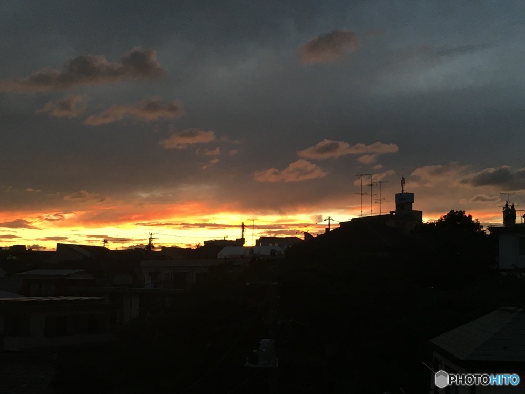 20160821夕焼け