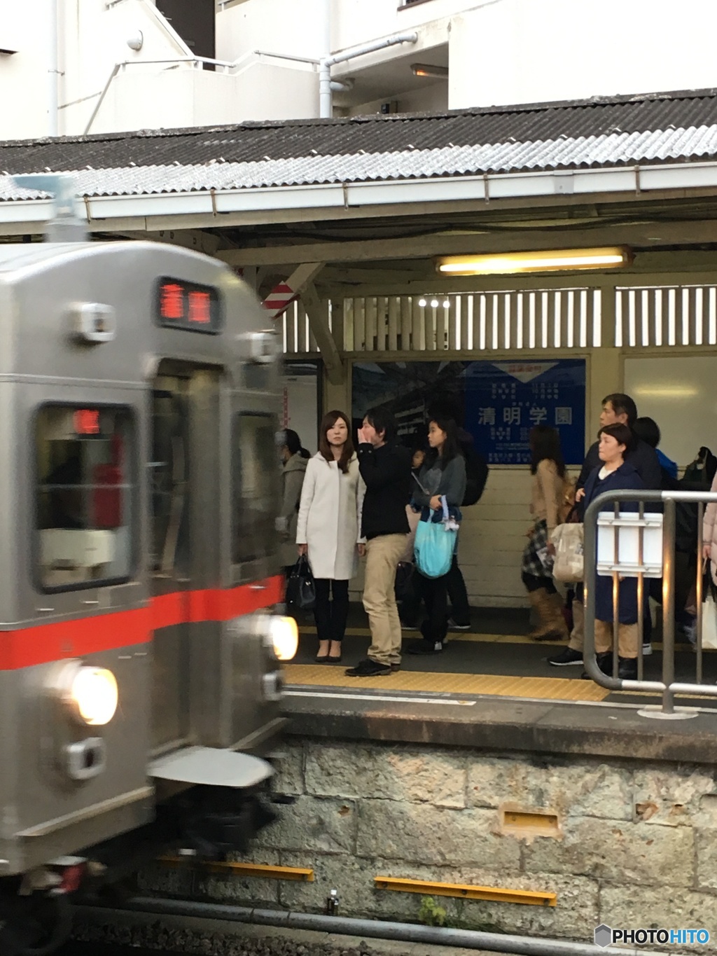 20161127あのね、電車来たよ。