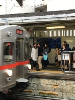 20161127あのね、電車来たよ。